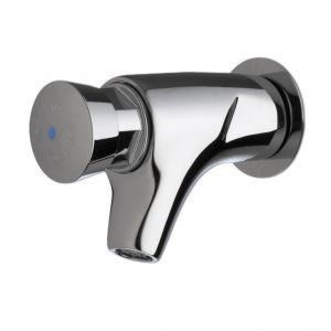 Robinet temporisé P504 froid 15 secondes avec rosace pour lavabo - PRESTO - 63001