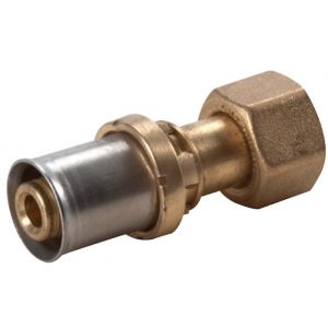 Raccord passerelle &agrave; sertir multi empreinte D 12 mm GIACOMINI RM103Y112