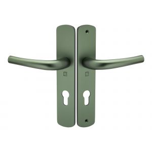 Ensemble sur plaque aluminium SALOME HOME ELEGANCE entraxe 195 mm clé I émeraude HERACLES B-SALOME-046