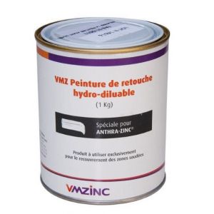Peinture de retouche VMZINC hydro-diluable pour ANTHRA ZINC pot 1kg - 220019629