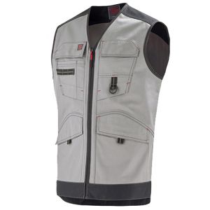 Gilet de travail TROWEL sans manches 9ATTUP gris/noir T4 LAFONT LA-9ATTUP-887-4