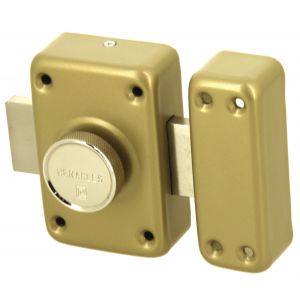 Verrou &agrave; bouton HXR cylindre de 60 mm sans protecteur HERACLES HXR-10020601