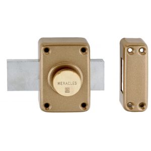 Verrou &agrave; bouton 45 mm GHB 5 ailettes s'entrouvrant par MGX2 H&eacute;racl&egrave;s P-113510