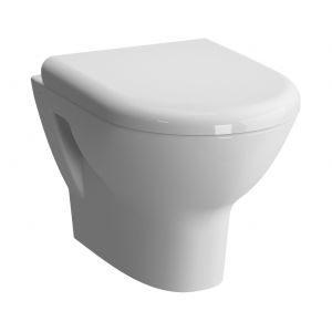 Pack cuvette WC suspendue complet ZENTRUM 50 cm avec abattant VITRA 5785B003-6077