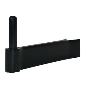 Gond de volet à sceller 2 lames 50x8x190mm diamètre 20mm cataphorèse noire - TORBEL - 6158204