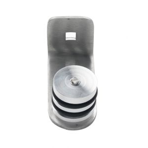 Paire de pattes de fixation droites 40 mm inox 304 satin&eacute; DUVAL 22-0620-2100