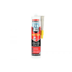 Mastic colle Fix All High Tack beige cartouche 290 ml SOUDAL 100271