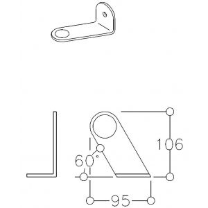Poign&eacute;e inox 316 diam. 32mm