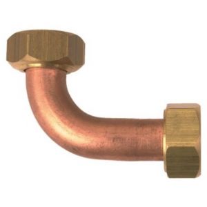 Raccord fou femelle coud&eacute; 15X21 laiton GARIS D09701B