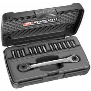 Coffret cl&eacute; &agrave; cliquet et porte-embouts FACOM 65.PEJ13