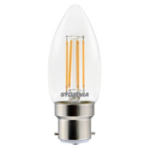 Lampe retro flamme 4,5 W 470 lm 827 B22 SYLVANIA 0029372