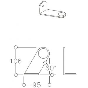 Poign&eacute;e inox 316 diam. 32mm