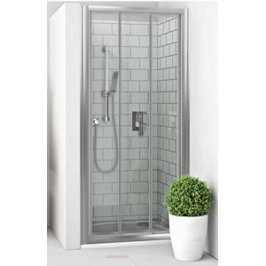 Porte coulissante 3 volets EQUI EI CL3 argent poli 1m90 L120 - ROTH - 1406001011