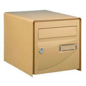 Bo&icirc;te aux lettres Probat double face beige RAL 1001 DECAYEUX 125982