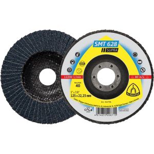 Disque &agrave; lamelles 125x22,23 SMT 628 Supra KLINGSPOR 322795