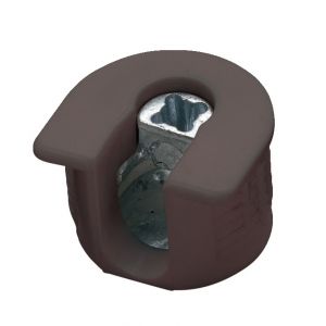 Boîtier excentrique DEFIX plastique marron diamètre 20 mm panneau de 16 mm LMC BOI704716MF