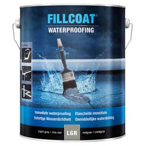 Peinture FILLCOAT pour r&eacute;paration d'&eacute;tanch&eacute;it&eacute; 5 L gris fonc&eacute; RUST-OLEUM 25.DGR.5