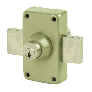 Verrou double entr&eacute;e &eacute;troit VEGA cylindre de 45 mm JPM 202200-01-0A