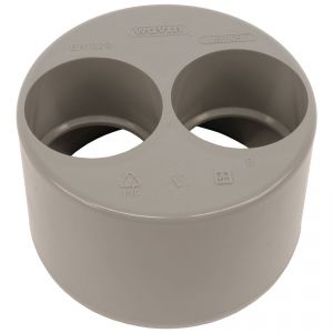 Tampon de r&eacute;duction double M&acirc;le-Femelle 100x40x40 WAVIN 3025987