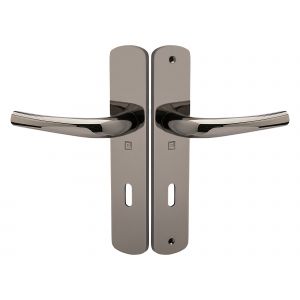 Ensemble sur plaque aluminium SALOME HOME ELEGANCE entraxe 195 mm clé L miroir HERACLES B-SALOME-065