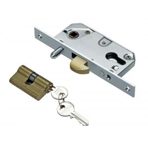 Serrure à crochet axe 30mm pour porte coulissante coffre de 53mm - IBFM - A27005