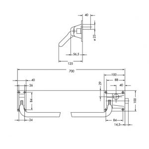 Antipanique SECURICHAUFFE SC gauche - JPM - 271000-03-2B