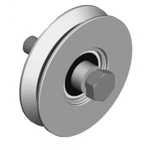 Galet triangulaire diam&egrave;tre 100 mm charge 750 kg GUITEL 4321002