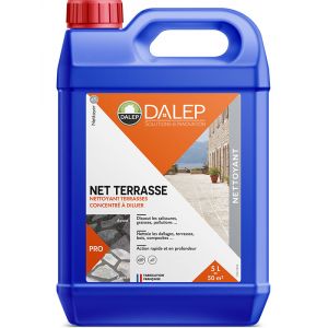 Nettoyant NET TERRASSE concentr&eacute; pour terrasses bidon de 5 L DALEP 104004703