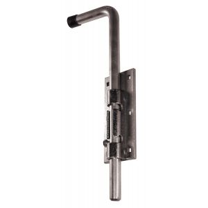 Verrou à douille HR 16x500mm plaque large zingué blanc - MERMIER - M-458503