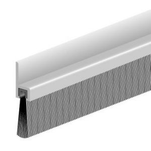 Bas de porte aluminium&agrave; brosse IBS39 100cm ELLEN 0308301D