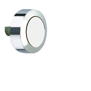 Patte &agrave; glace ronde diam&egrave;tre 20mm laiton chrom&eacute; pour miroir mural DELABIE 578