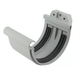 Jonction &agrave; joint en TECHTAN pour goutti&egrave;res LG25 gris NICOLL JN25