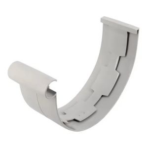 Jonction &agrave; coller en TECHTAN pour goutti&egrave;res LG33 gris NICOLL JNC33