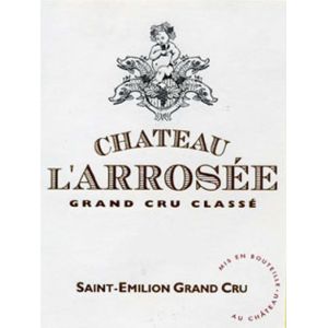 Château l'Arrosée Grand Cru Classé Rouge Saint-Emilion Bordeaux 2000 Caisse bois d'origine de 12 bouteilles (12x75cl)
