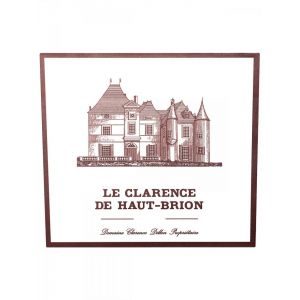 Le Clarence de Haut-Brion Rouge Pessac-Léognan / Graves Bordeaux 2008 Caisse bois d'origine de 12 bouteilles (12x75cl)