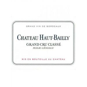 Château Haut-Bailly Cru Classé de Graves Rouge Pessac-Léognan / Graves Bordeaux 2012 Caisse bois d'origine de 12 bouteilles (12x75cl)