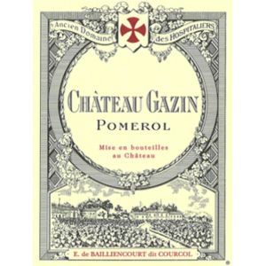 Château Gazin Rouge Pomerol Bordeaux 2004 Caisse bois d'origine de 12 bouteilles (12x75cl)