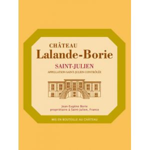 Château Lalande-Borie Rouge Saint-Julien Bordeaux 2013 Caisse bois d'origine de 12 bouteilles (12x75cl)