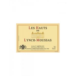 Les Hauts de Lynch-Moussas Rouge Haut-Médoc Bordeaux 2011 Caisse bois d'origine de 12 bouteilles (12x75cl)