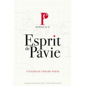 Esprit de Pavie Rouge Bordeaux (AOC) Bordeaux 2010 Caisse bois d'origine de 6 bouteilles (6x75cl)
