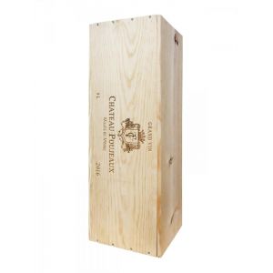 Château Poujeaux Cru Bourgeois Rouge Moulis Bordeaux 2016 Caisse bois d'origine d'un salmanazar (1x900cl)