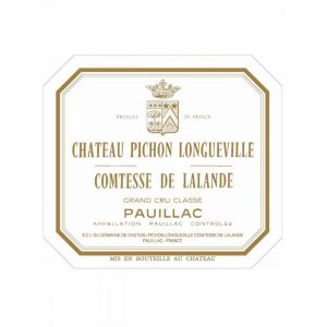 Château Pichon-Longueville Comtesse de Lalande Second Cru Classé Rouge Pauillac Bordeaux 1995 Caisse bois d'origine de 6 magnums (6x150cl)