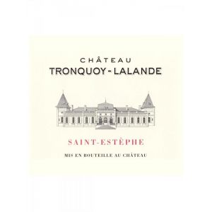 Château Tronquoy-Lalande Rouge Saint-Estèphe Bordeaux 2012 Caisse bois d'origine de 6 bouteilles (6x75cl)