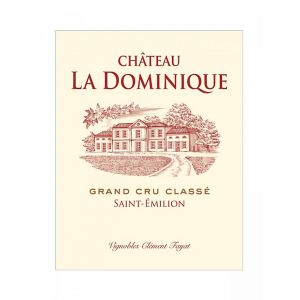 Château La Dominique Grand Cru Classé Rouge Saint-Emilion Bordeaux 2020 Caisse bois d'origine d'une impÃ©riale (1x600cl)