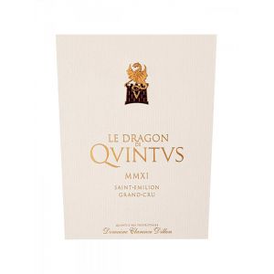 Le Dragon de Quintus Rouge Saint-Emilion Bordeaux 2013 Caisse bois d'origine de 6 bouteilles (6x75cl)