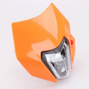 Plaque phare type KTM EXC (2014) Allpro Super Star &agrave; leds orange