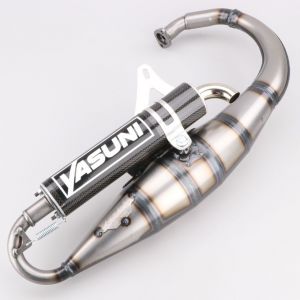 Pot d'&eacute;chappement Minarelli vertical MBK Booster, Yamaha Bw's... Yasuni R silencieux carbone