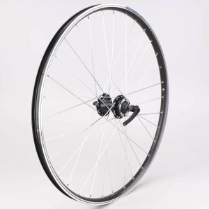 Roue avant v&eacute;lo 26" (19-559) V&eacute;lox Mach1 Combo alu noire (&agrave; blocage rapide)