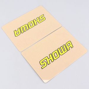 Stickers de fourche D'Cor Showa jaunes