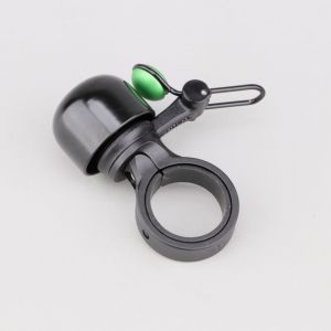 Sonnette de v&eacute;lo, trottinette Contec Diamond Bing noire et verte